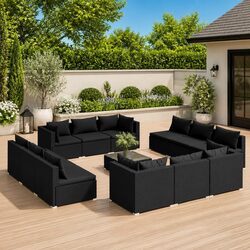 Enhance Your Outdoor Space with a 13-Piece Lounge Set