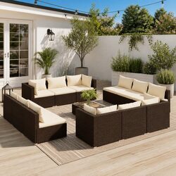 Elevate Your Outdoor Space with a 13 Piece Lounge Set