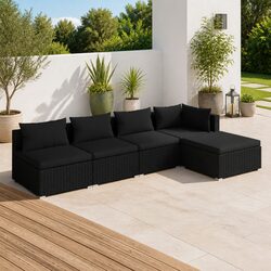 Enhance Your Outdoor Living with a 5 Piece Lounge Set