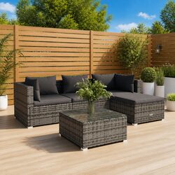 Enhance Your Outdoor Area with This 5-Piece Lounge Set