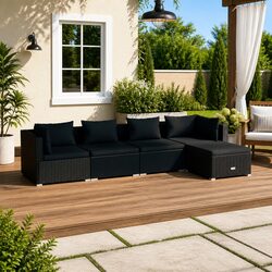 Elevate Your Outdoor Space with 5 Piece Lounge Set