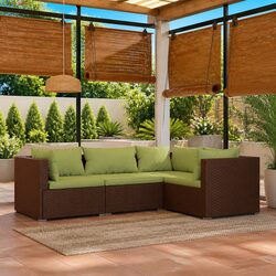 Enhance Your Outdoor Space with This 4 Piece Lounge Set