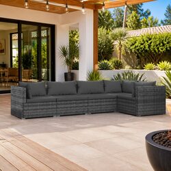 Enhance Your Outdoor Space with This 5-Piece Lounge Set