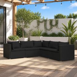 Enhance Your Outdoor Space with This 5 Piece Lounge Set