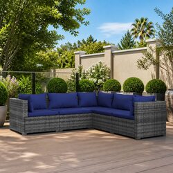 Enhance Your Outdoor Living with a 5-Piece Lounge Set