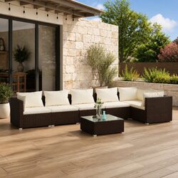 Enhance Your Outdoor Space with a 7-Piece Lounge Set