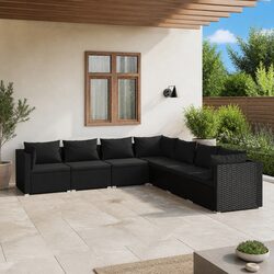 Transform Your Patio with This 7 Piece Garden Lounge Set