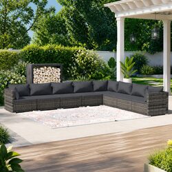 Elevate Your Outdoor Space with 8-Piece Lounge Set