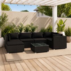 Enhance Your Outdoor Living with This 7 Piece Lounge Set