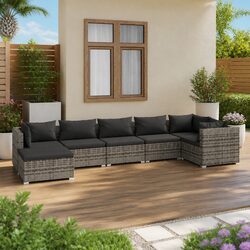 Outdoor Lounge Set 7 Piece Modular Furniture to Elevate Your Patio