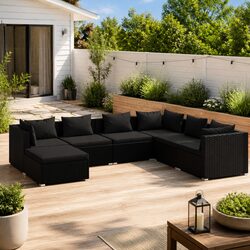 Transform Your Outdoor Space with a 7 Piece Lounge Set