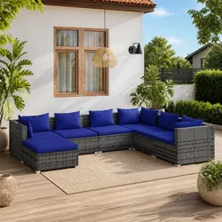 Enhance Your Outdoor Living with a 7-Piece Lounge Set