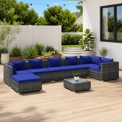 Enhance Your Outdoor Space with 8 Piece Lounge Set