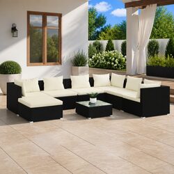 Transform Your Outdoor Space with 8 Piece Lounge Set