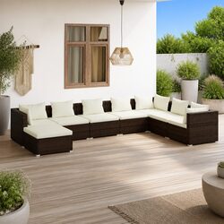 Transform Your Outdoor Space with This 8-Piece Lounge Set