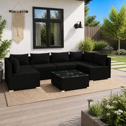 Transform Your Outdoor Space with a 7 Piece Lounge Set