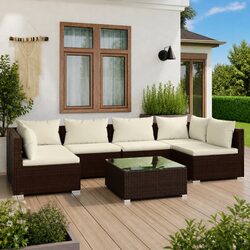 Transform Your Outdoor Space with This 7 Piece Lounge Set