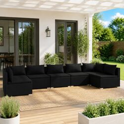 Transform Your Outdoor Space with This 7-Piece Lounge Set