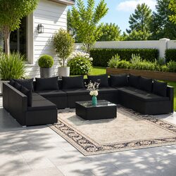Transform Your Outdoor Space with a 10 Piece Lounge Set