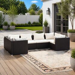 Enhance Your Outdoor Space with 6 Piece Lounge Set