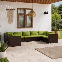 Enhance Your Outdoor Space with a 9-Piece Lounge Set