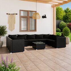 Transform Your Outdoor Space with This 10-Piece Lounge Set