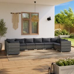 Elevate Your Outdoor Space with 10-Piece Lounge Set