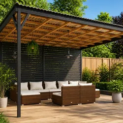 Transform Your Outdoor Space with 9 Piece Lounge Set