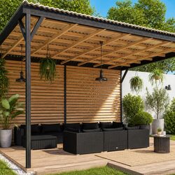 Modular 10-Piece Outdoor Lounge Set for Stylish Relaxation