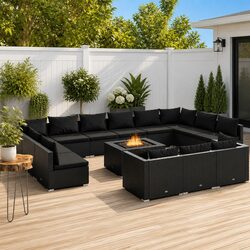 Enhance Your Outdoor Experience with 13-Piece Lounge Set