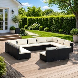 Elevate Your Outdoor Space with this 11-Piece Lounge Set
