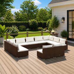 Elevate Your Outdoor Experience with 11-Piece Lounge Set