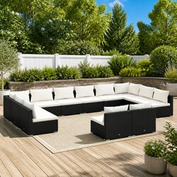 Enhance Your Outdoor Oasis with This 12-Piece Lounge Set