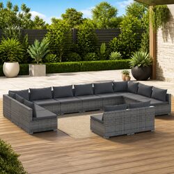 Enhance Your Outdoor Space with a 12 Piece Lounge Set