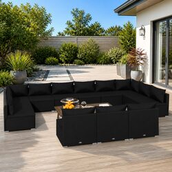 Elevate Your Outdoor Space with a 13-Piece Lounge Set
