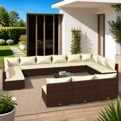 Enhance Your Outdoor Space with a 13-Piece Lounge Set