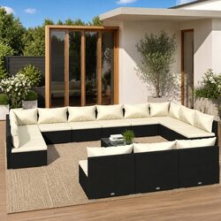 Enhance Your Outdoor Space with 14-Piece Lounge Set