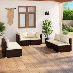 Enhance Your Outdoor Space with a 6-Piece Lounge Set