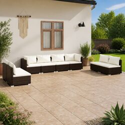 Enhance Your Outdoor Oasis with an 8-Piece Lounge Set