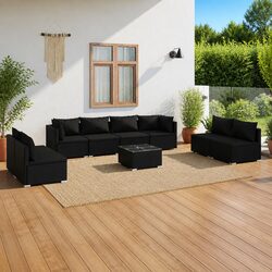 Elevate Your Outdoor Space with This 9-Piece Lounge Set