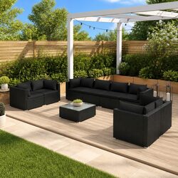 Stylish 9-Piece Outdoor Lounge Set for Your Garden