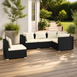 Transform Your Outdoor Space with 5 Piece Lounge Set