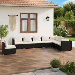 Transform Your Outdoor Area with 8-Piece Lounge Set
