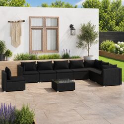 Elevate Your Outdoor Space with a 9-Piece Lounge Set