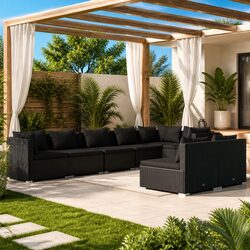 Enhance Your Outdoor Space with a 8 Piece Lounge Set