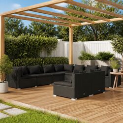 Elevate Your Outdoor Space with 9 Piece Lounge Set