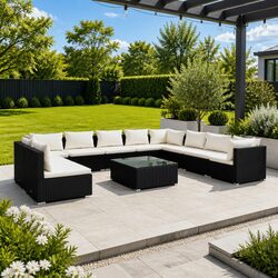 Transform Your Outdoor Space with 11 Piece Lounge Set
