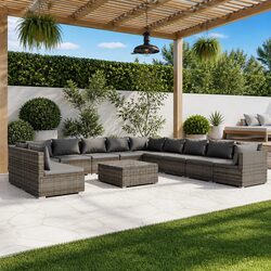 Transform Your Outdoor Space with a 12-Piece Lounge Set