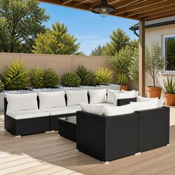 Enhance Your Outdoor Space with an 8 Piece Lounge Set