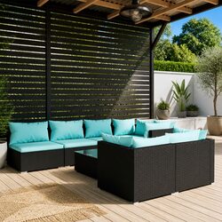 Transform Your Outdoor Space with 8-Piece Lounge Set